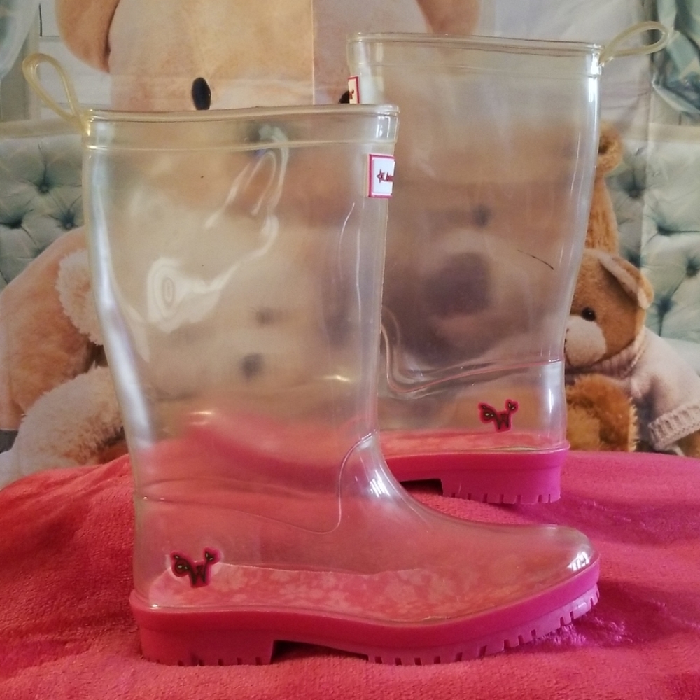 Size 1-2 American Girl Peek-a-Boo Wellies